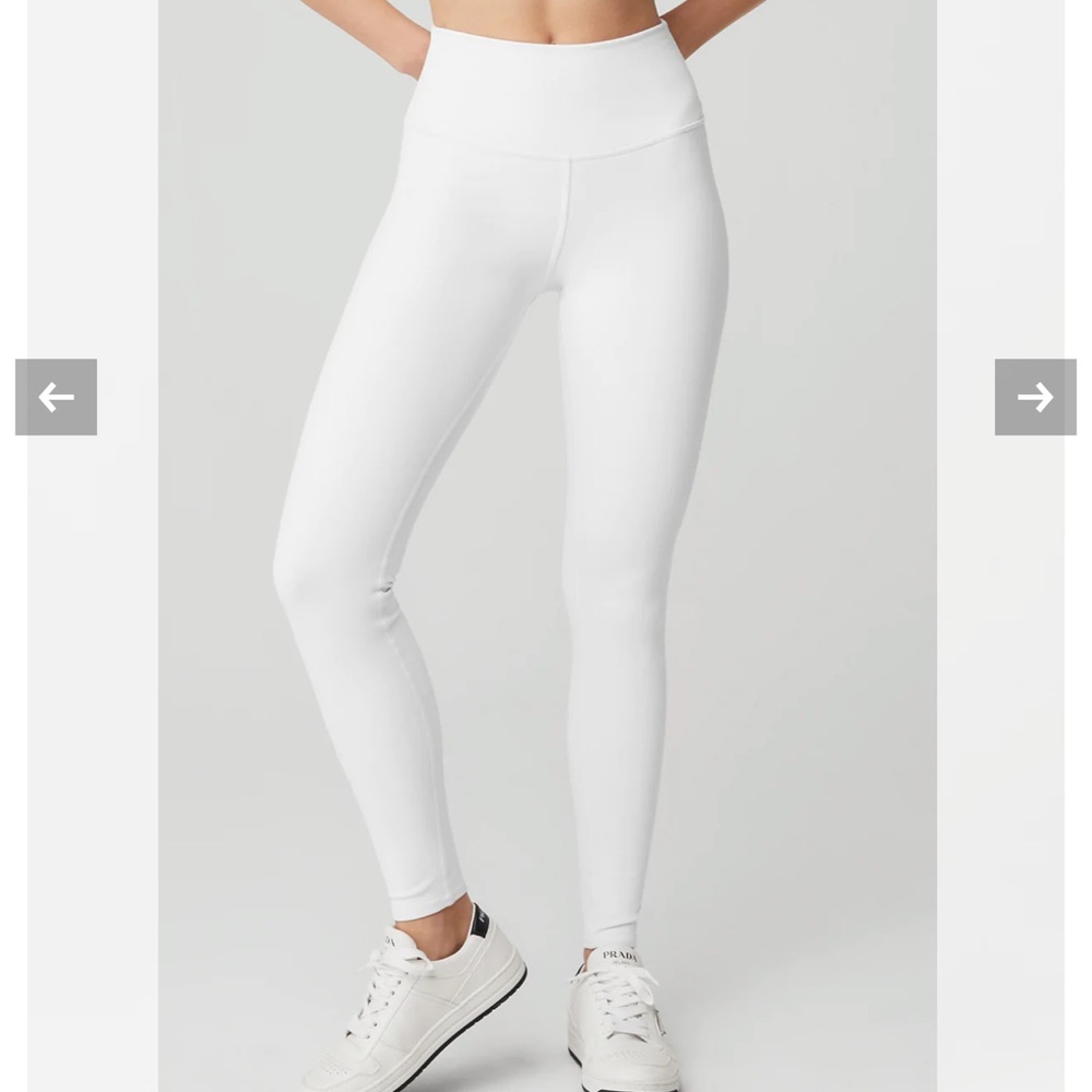 ALO WHITE AIRBRUSH LEGGING